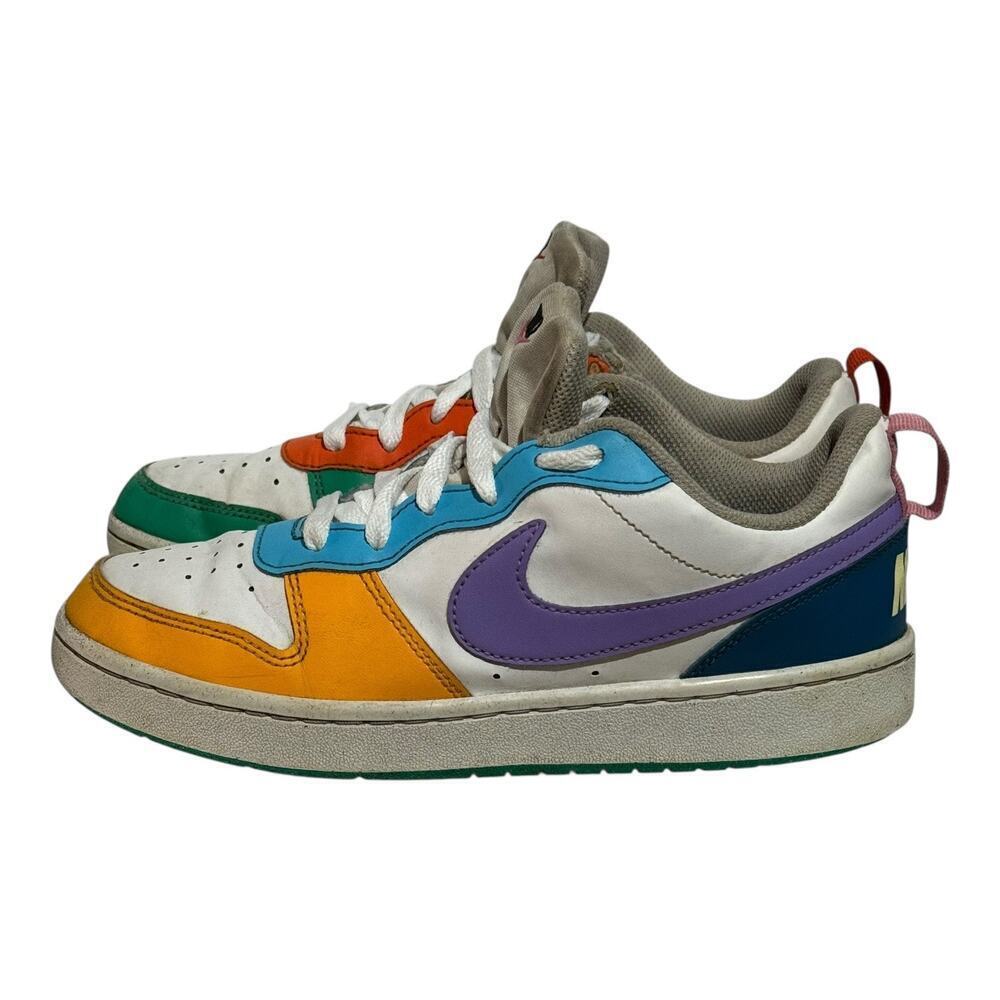 Nike Dunk Low GS Multi Color Swoosh Logo FQ8373=902 Women's Size 7.5 Pastel Shoe - Picture 3 of 7